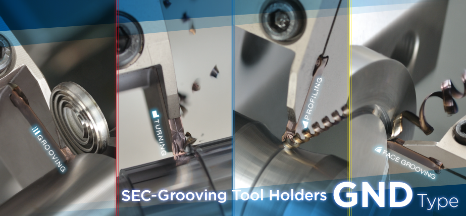 GND series - Grooving and cut-off tool holders